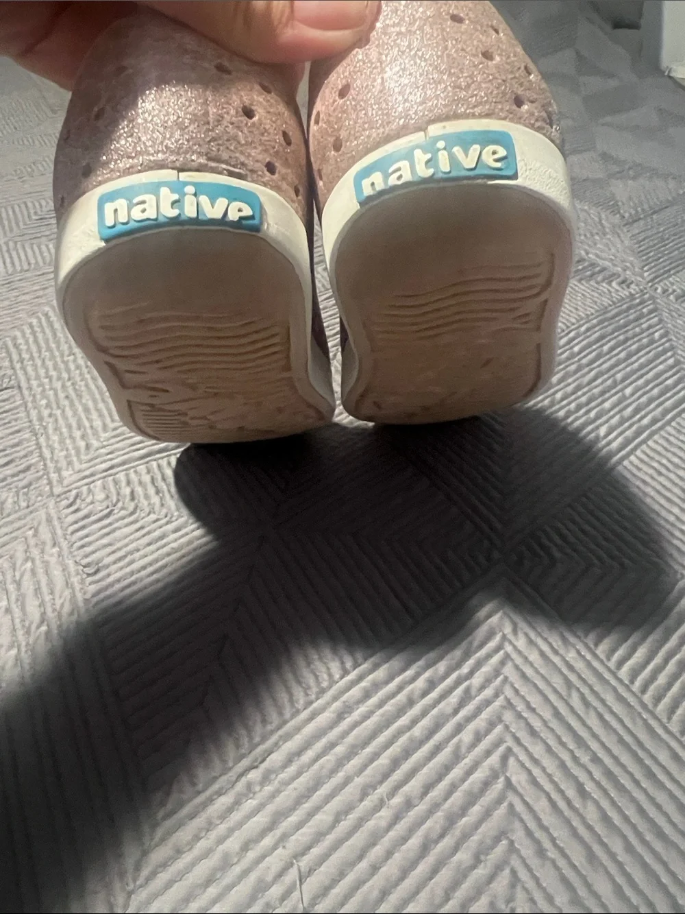 Native Glitter Jefferson Slip-On Sandals (1)
